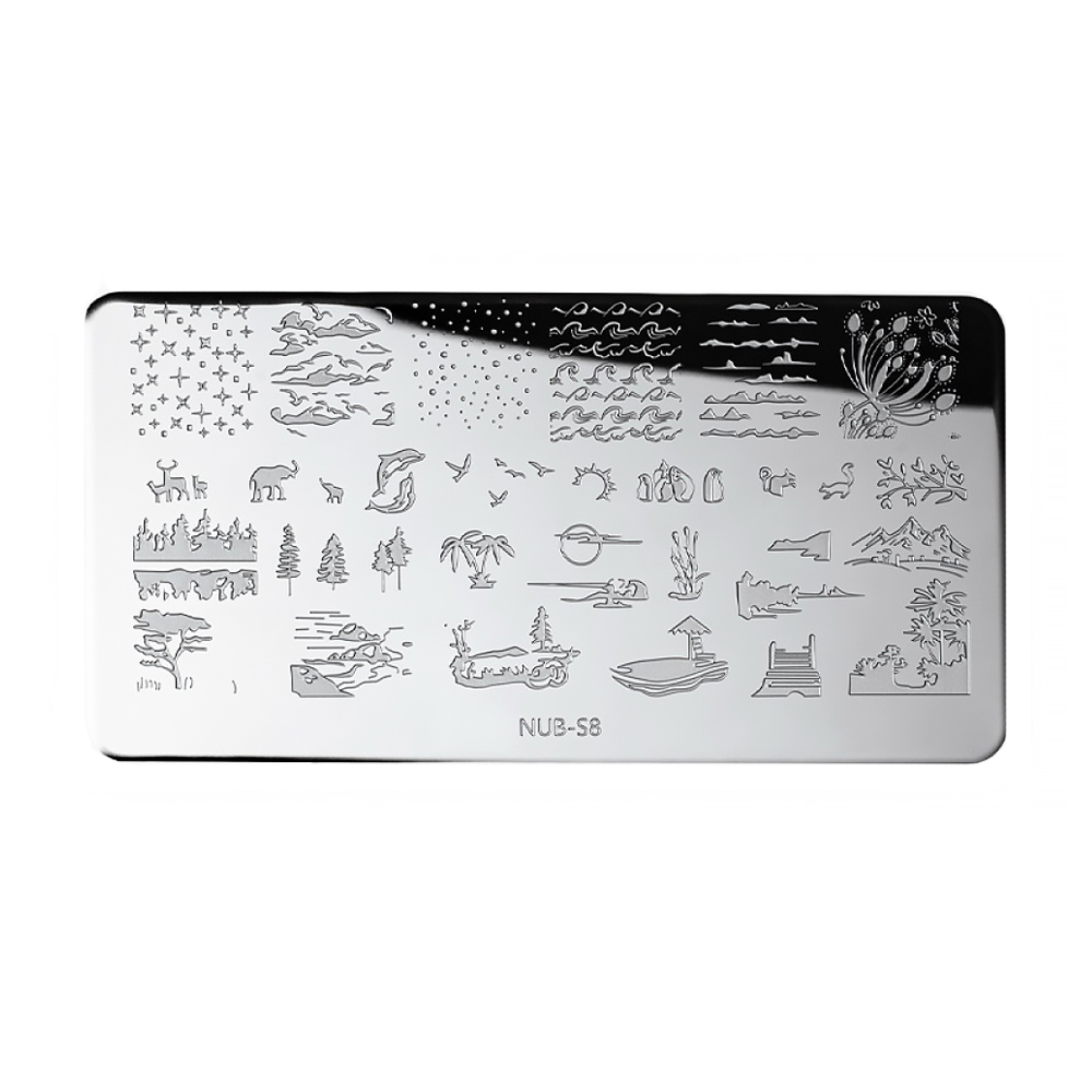 Пластина для стемпінгу NUB Stamping Plate S-8